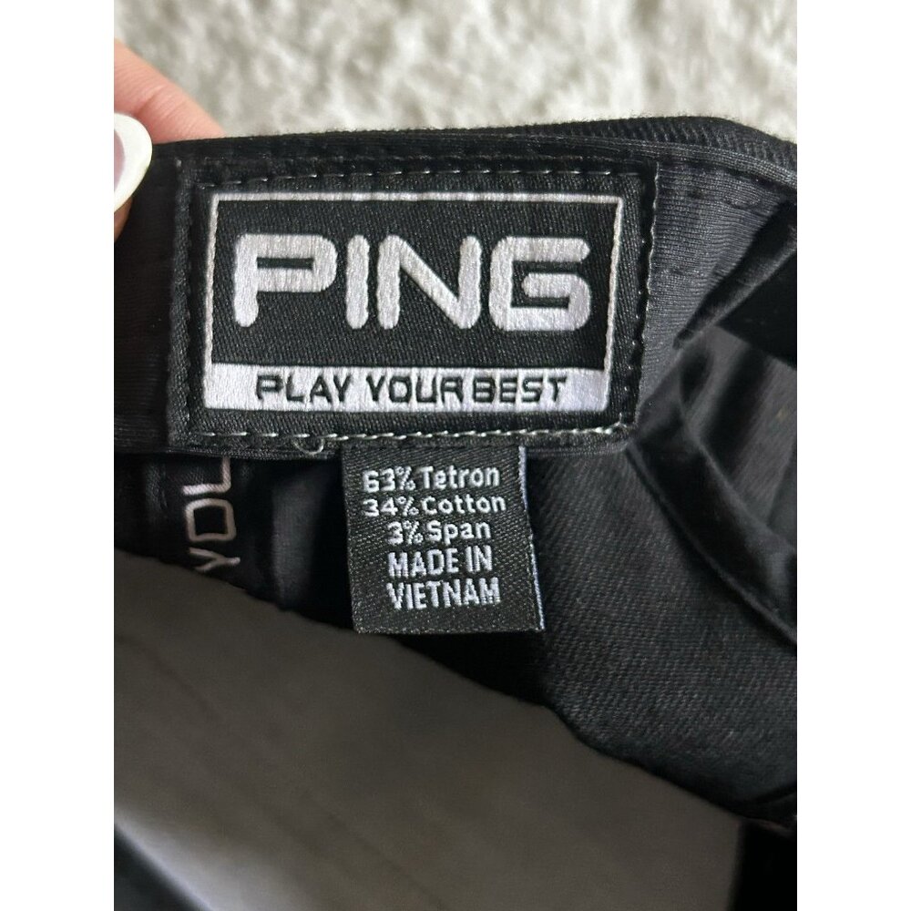 Ping Sensor Black Cool Adjustable Snap Back Hat N… - image 4